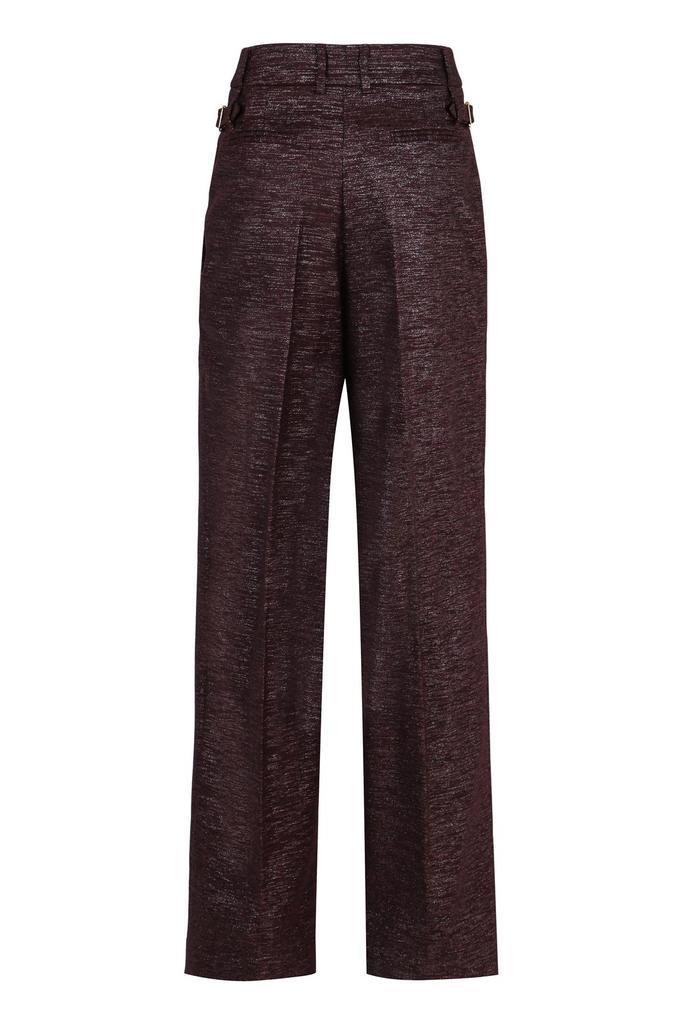 PT01 Pt01 Knitted Lurex Wide Leg Pants