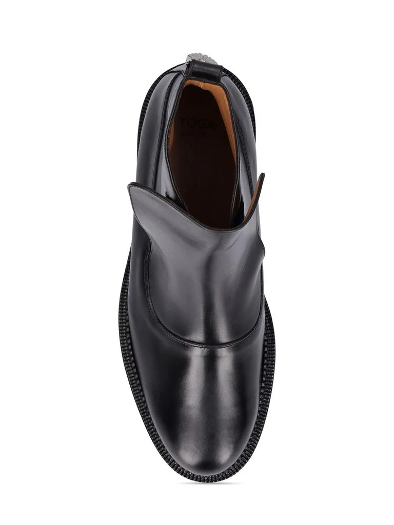 Toga Virilis Leather Chelsea Boots 4
