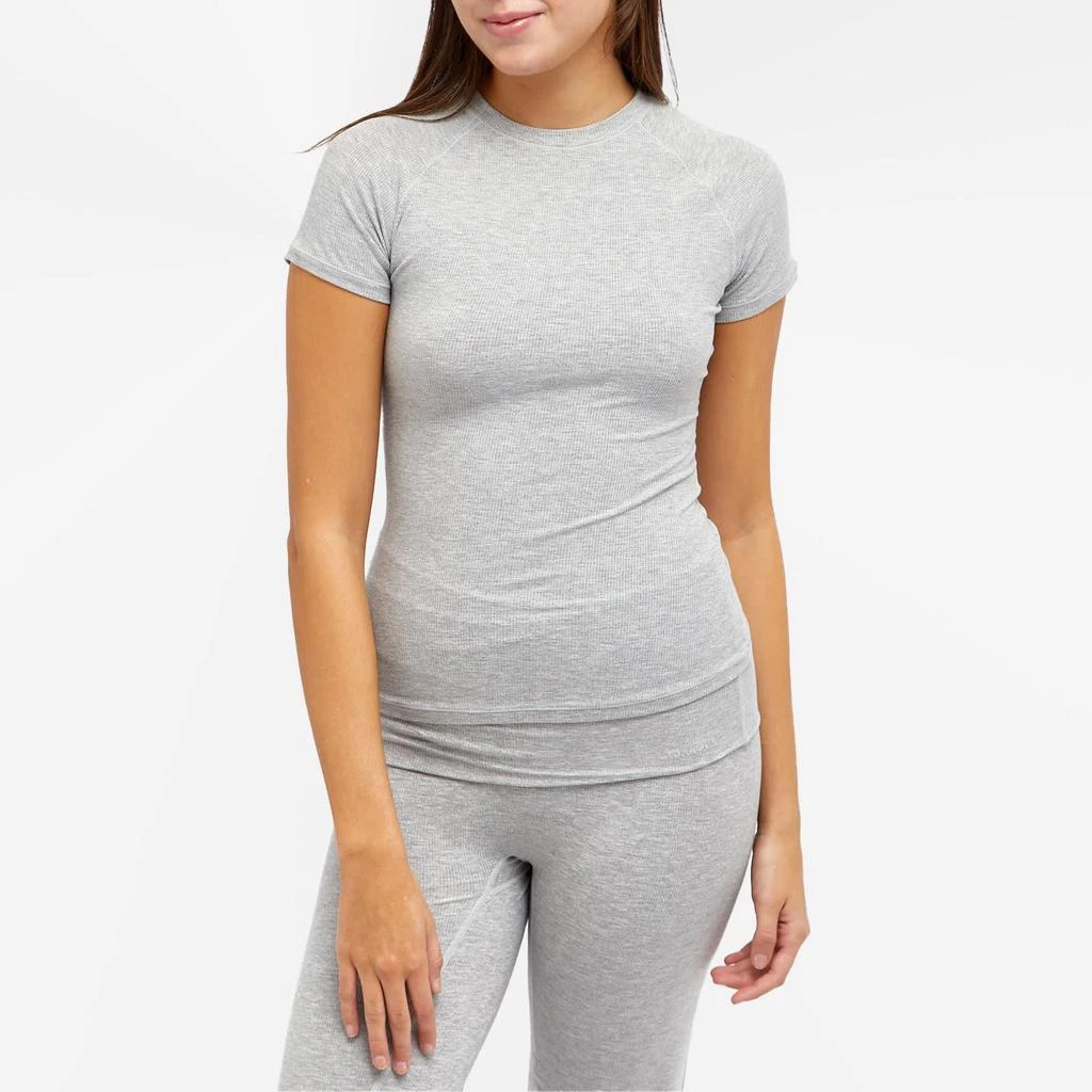 Adanola Adanola Rib Raglan Short Sleeve Top 2