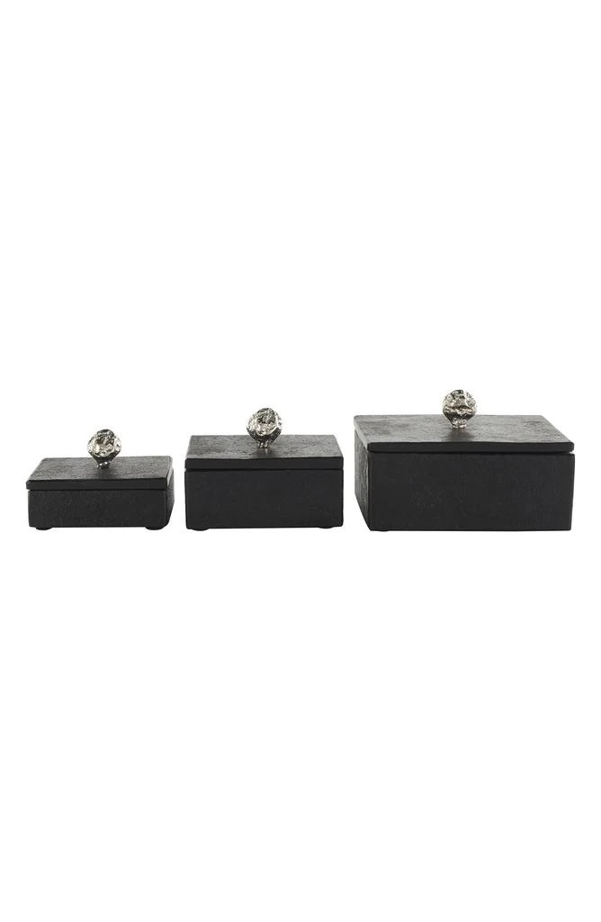 UMA Contemporary Set of 3 Decorative Marble Boxes 1