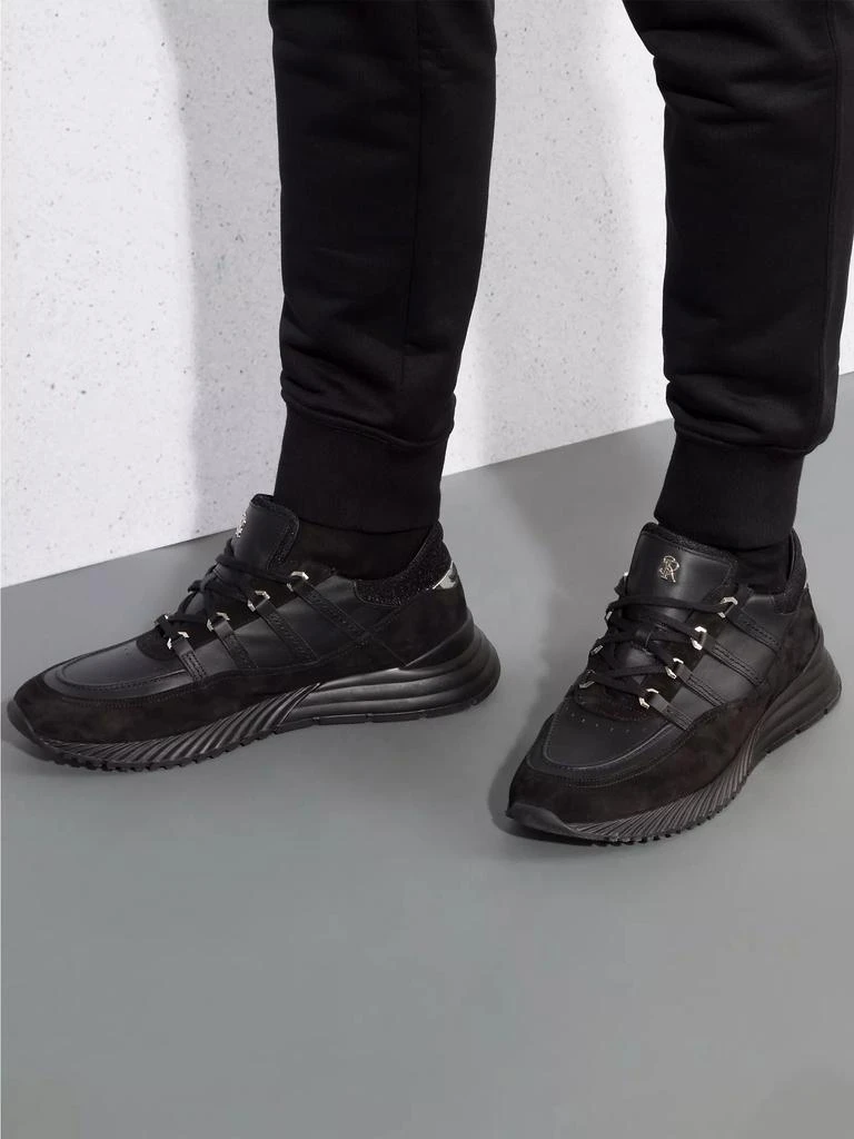 Stefano Ricci Suede and Calfskin Leather Sneakers 5