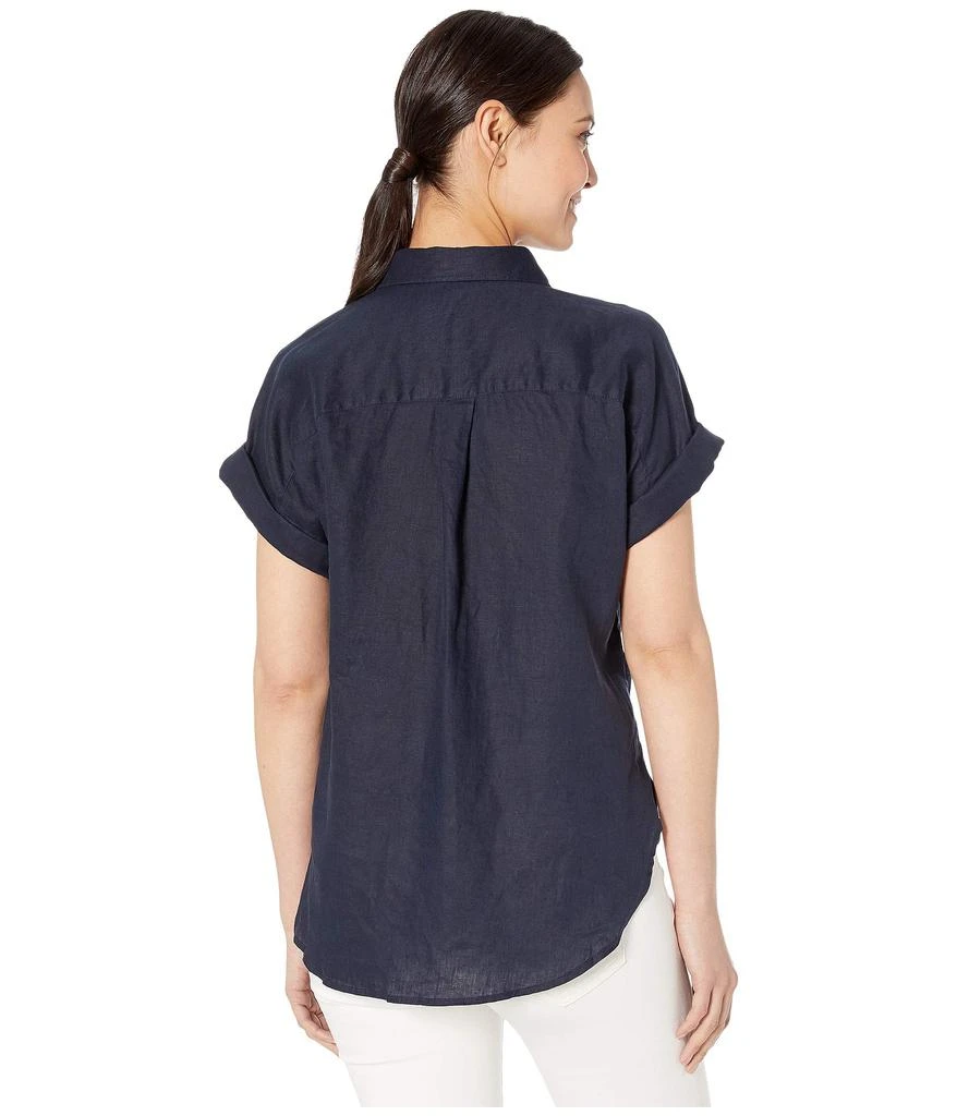 Ralph Lauren Linen Dolman-Sleeve Shirt 3