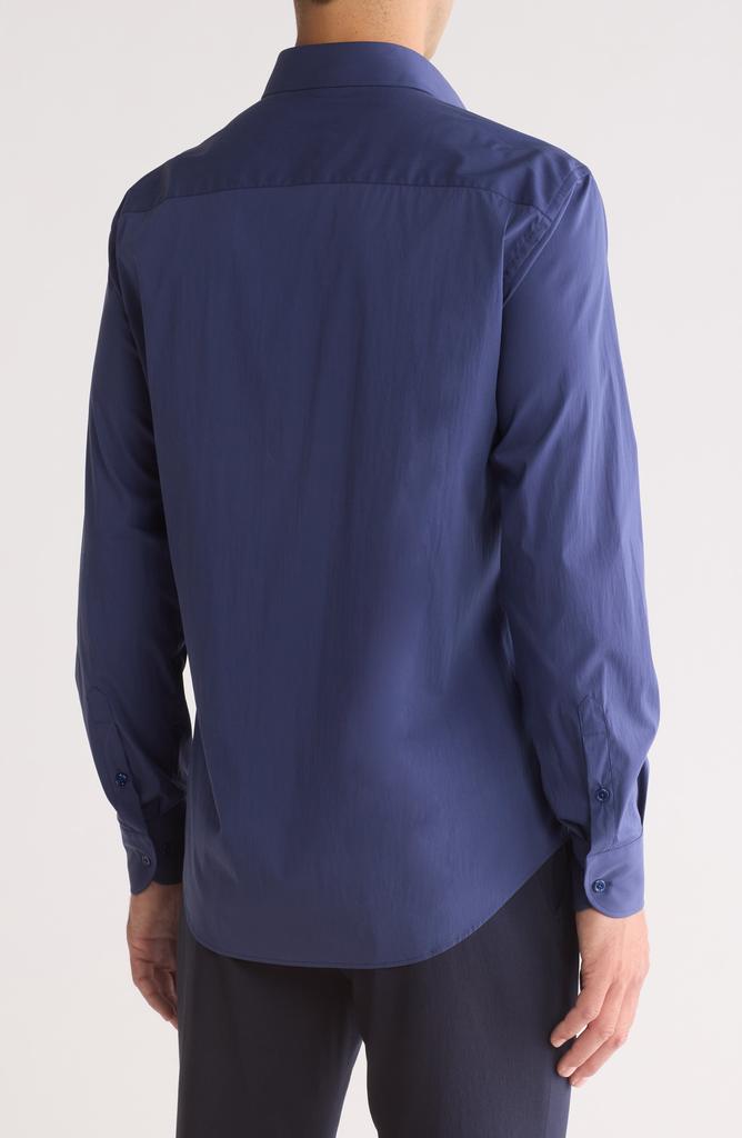 Armani Collezioni Solid Twill Dress Shirt