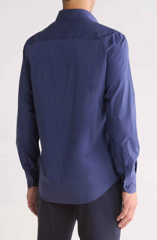 Armani Collezioni Solid Twill Dress Shirt 2