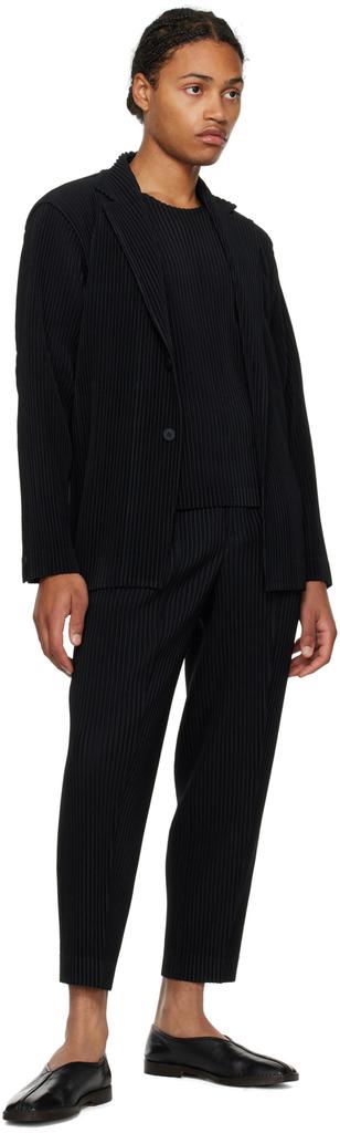 HOMME PLISSÉ ISSEY MIYAKE Black Tailored Pleats 2 Blazer 4 = XL - Blazers -  Free Shipping - BeyondStyle