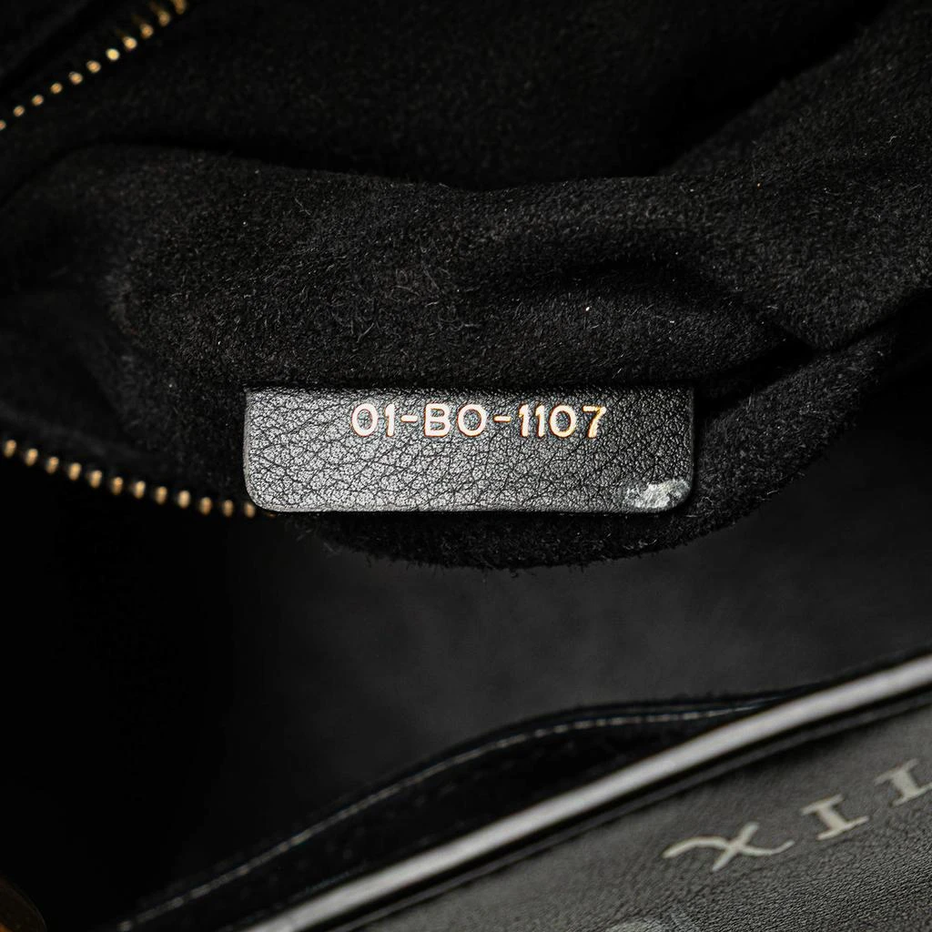 Dior Dior Black Medium Calfskin Death Tarot Card Lady Dior Bag 9