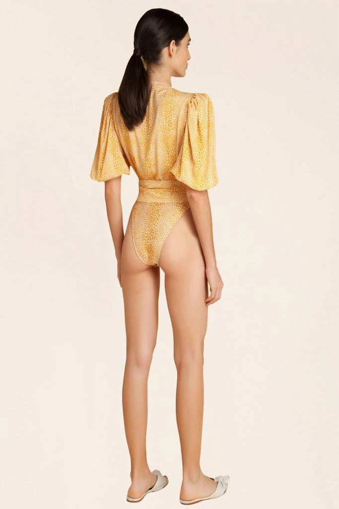 Adriana Degreas Adriana Degreas - TORTOISE V-NECK BODYSUIT WITH BELT 3