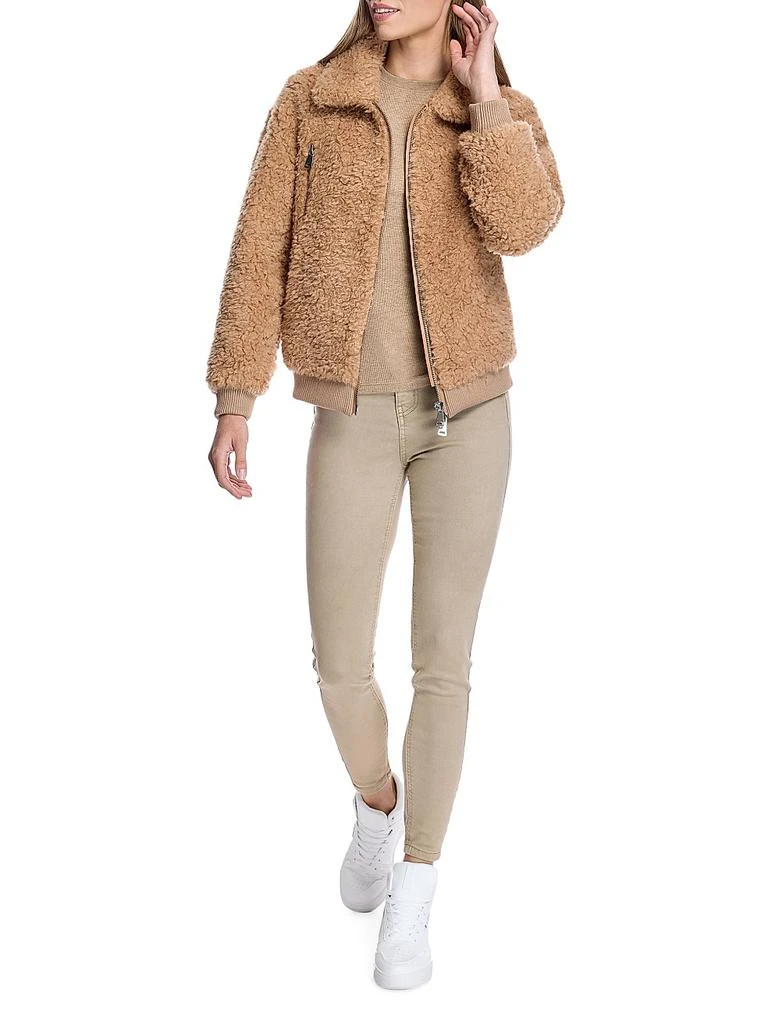 Maximilian Teddy Lambswool Bomber Jacket 2