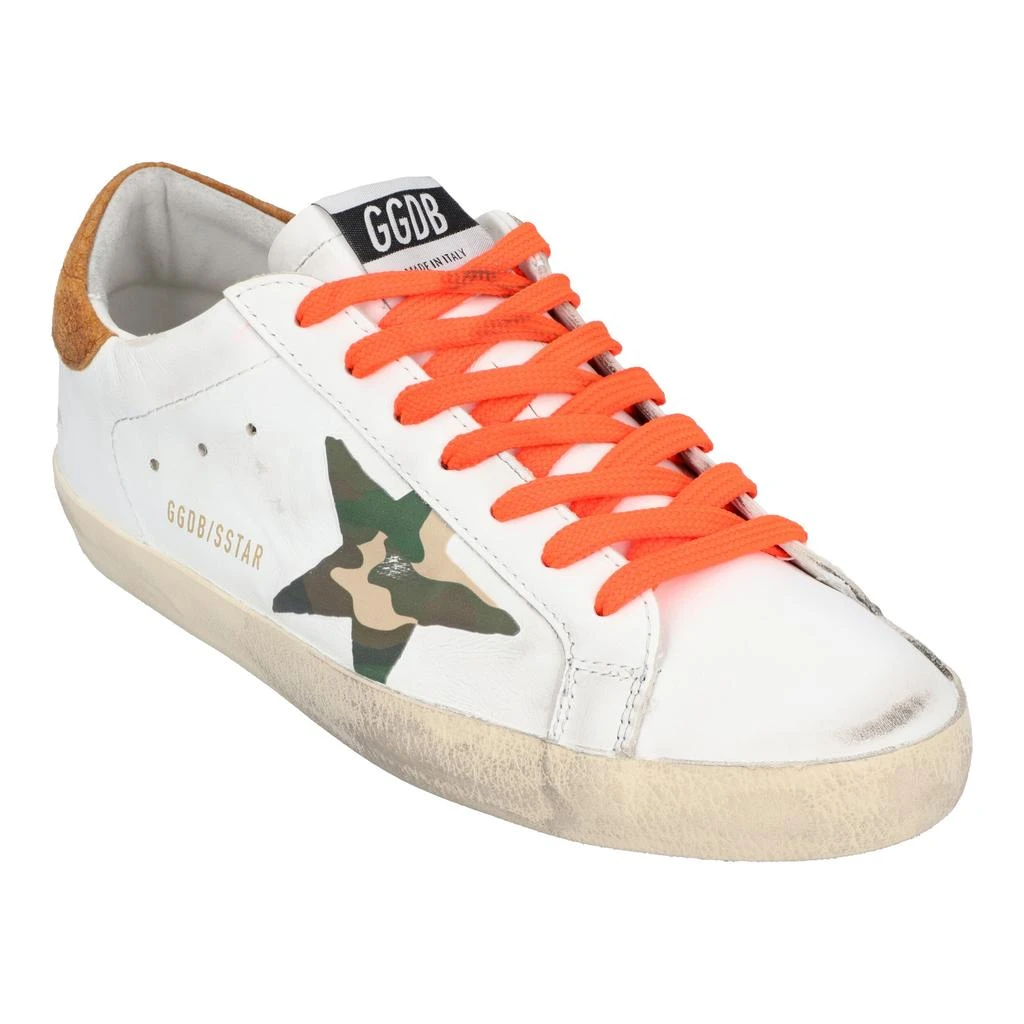 Golden Goose white Super-Star camouflage print leather sneakers 1