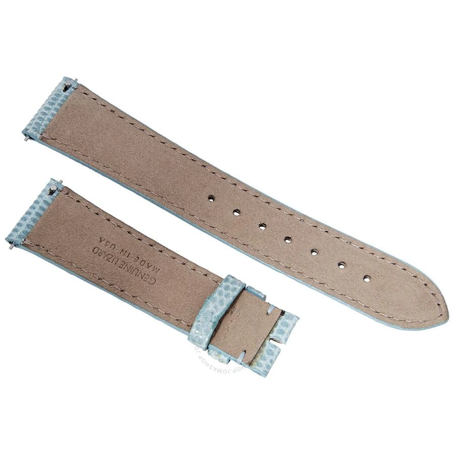 Hadley Roma Shiny Sky Blue Lizard Leather Strap 2