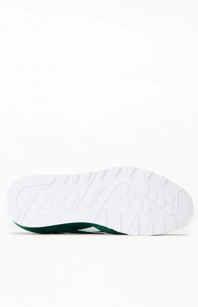 Reebok Dark Green Classic Nylon Vintage Suede Shoes 4