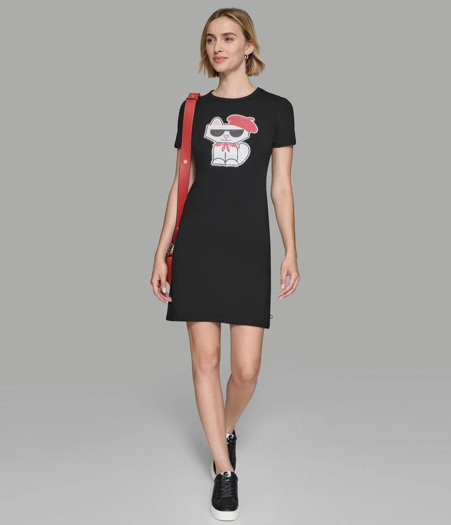 Karl Lagerfeld Paris CHOUPETTE T-SHIRT DRESS 3