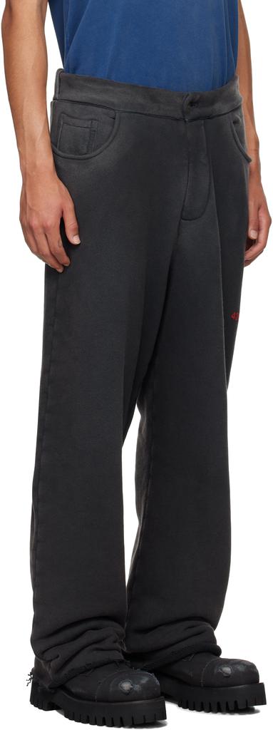 424 Black Big Daddy Sweatpants
