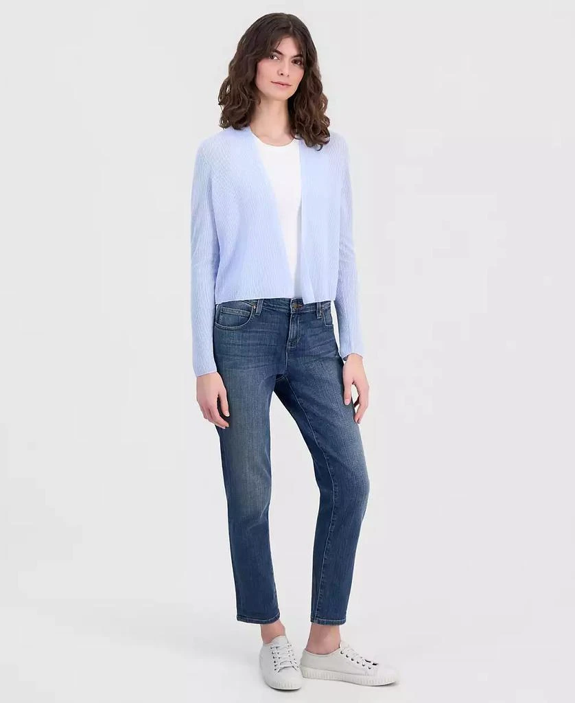 Eileen Fisher Women
s Linen Cotton Open-Front Cardigan 4