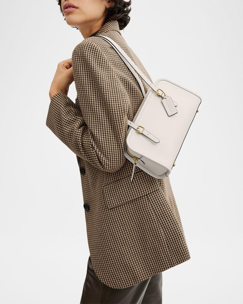 COACH コーチ LEATHER SHOULDER BAG Coach Swing Zip Leather Shoulder Bag - Shoulder Bags