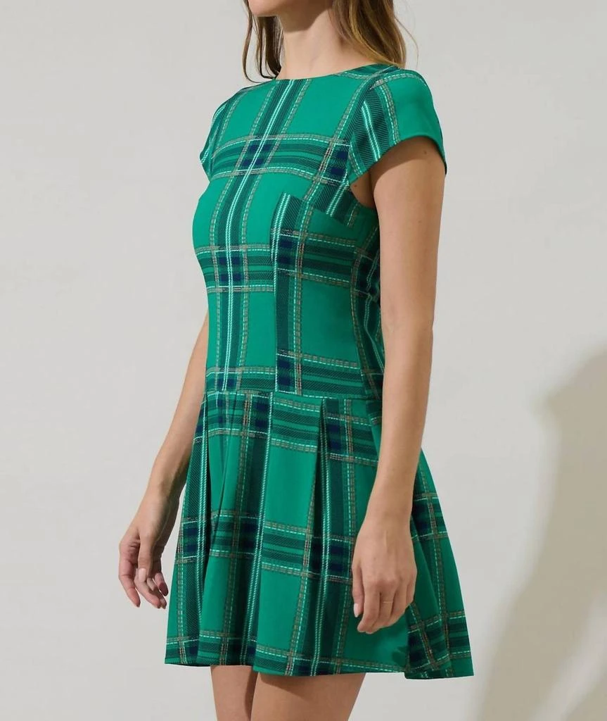 Shop Woodland Jade Mali Pleated Mini Dress In Green on Sale at BeyondStyle   Get 25% Off Woodland Jade Mali Pleated Mini Dress In Green with  Limited-Time Flash Deals, Exclusive Discounts, and