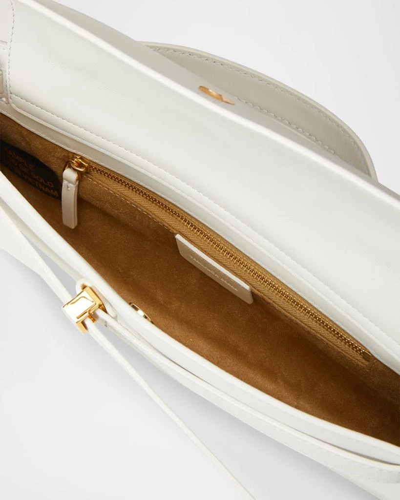 VERONICA BEARD Dash Belted Leather Clutch Bag 4