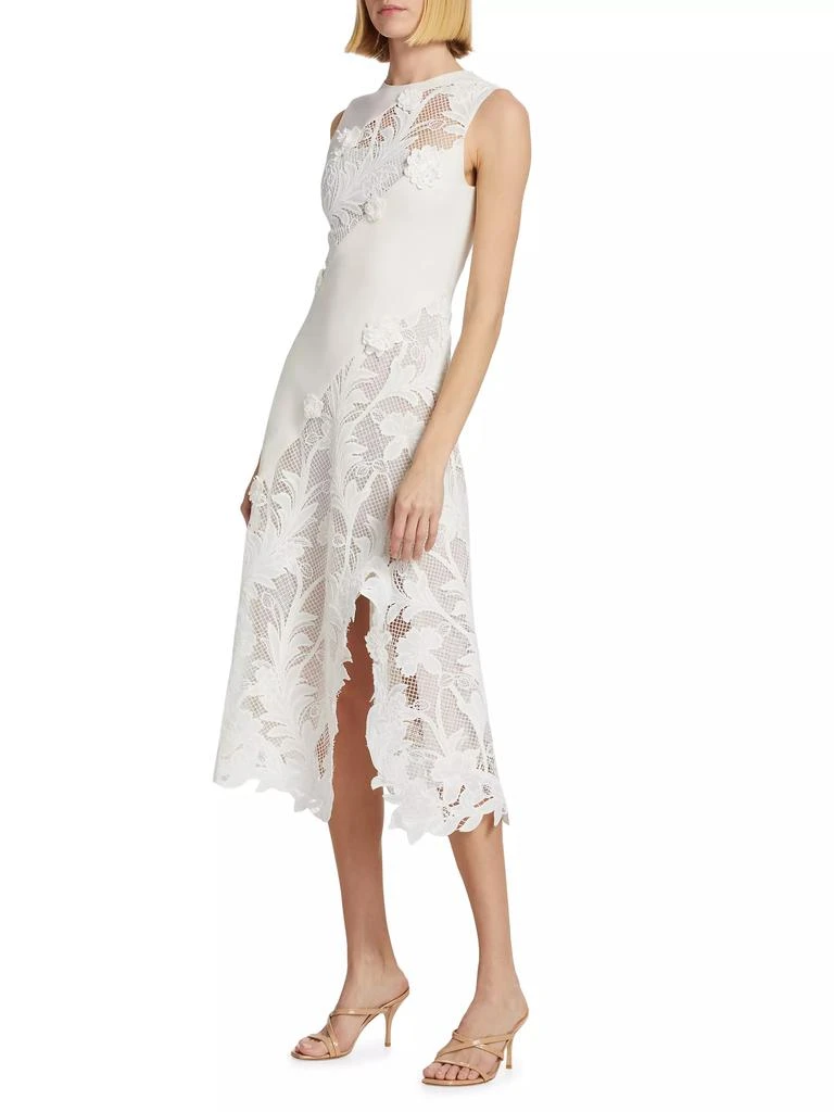 wedding dress with lace overlay top Lady Black Tie - Darcy Gown - Off-white