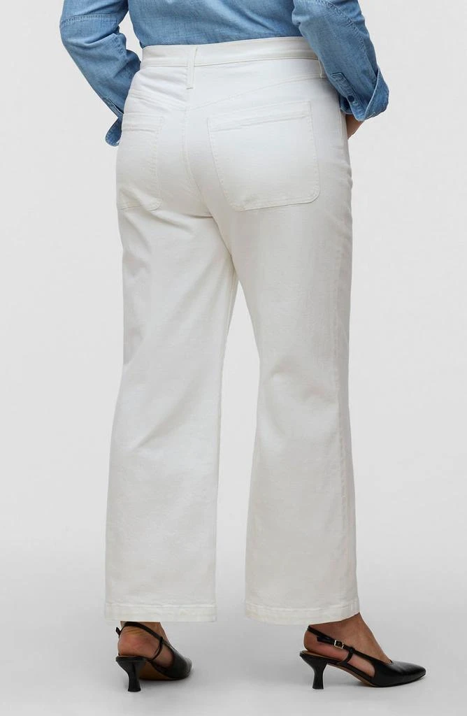 Madewell The Emmett Patch Pocket Edition Wide Leg Jeans 4