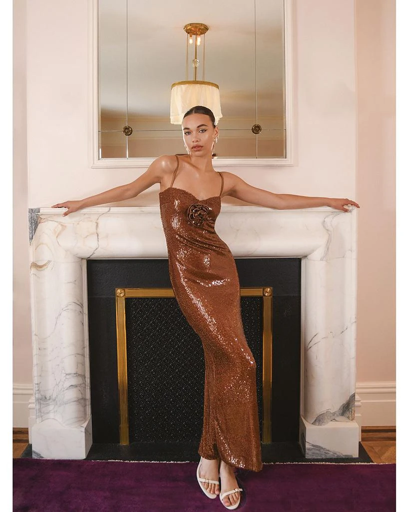 French Connection Beatrice Sequined Gown 6