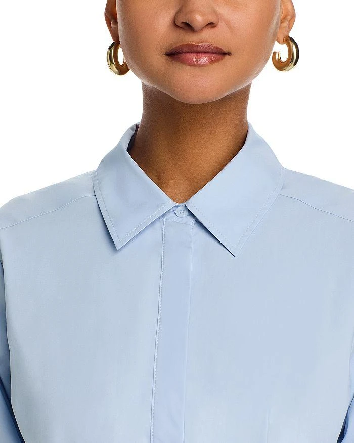 SIMKHAI Jazz Poplin Pintuck Midi Dress 2
