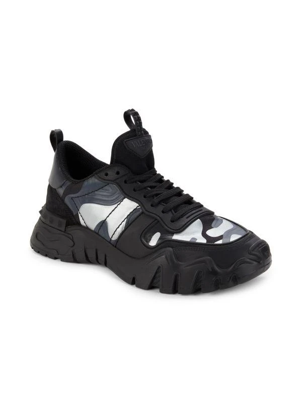Valentino Camouflage Rockstud Sneakers 2