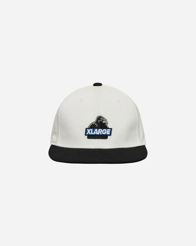 XLARGE Slanted OG Snapback Cap White 2