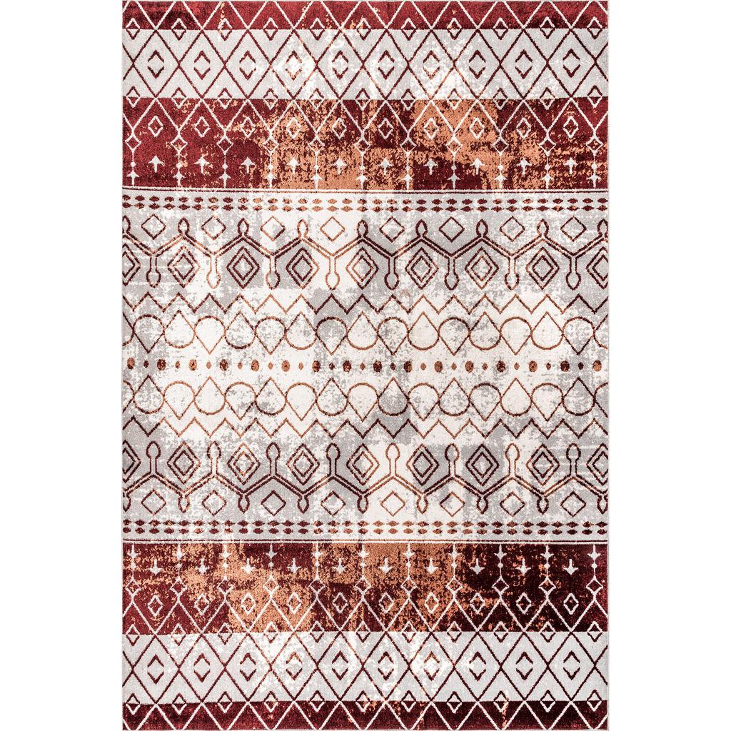 nuLOOM Audrey Machine Washable Geometric Moroccan Area Rug