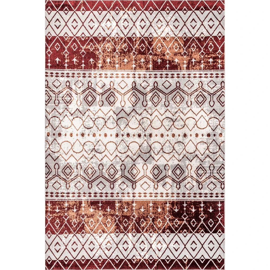 nuLOOM Audrey Machine Washable Geometric Moroccan Area Rug 3