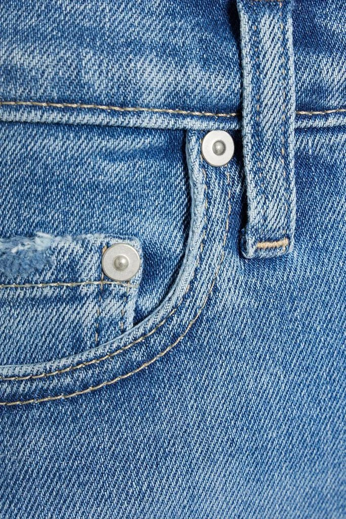 Nobody Denim Cult distressed high-rise skinny jeans 4