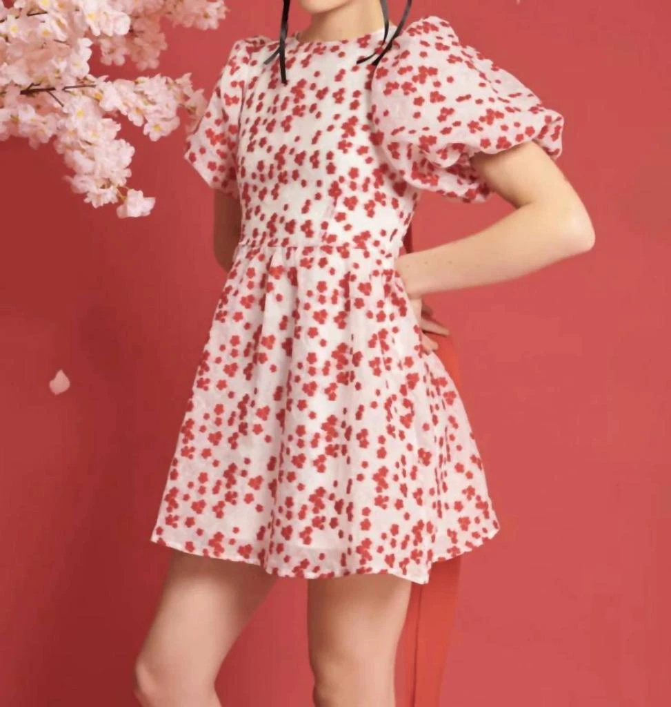 Sister Jane Sister Jane - Dream Sakura Jacquard Mini Dress 4
