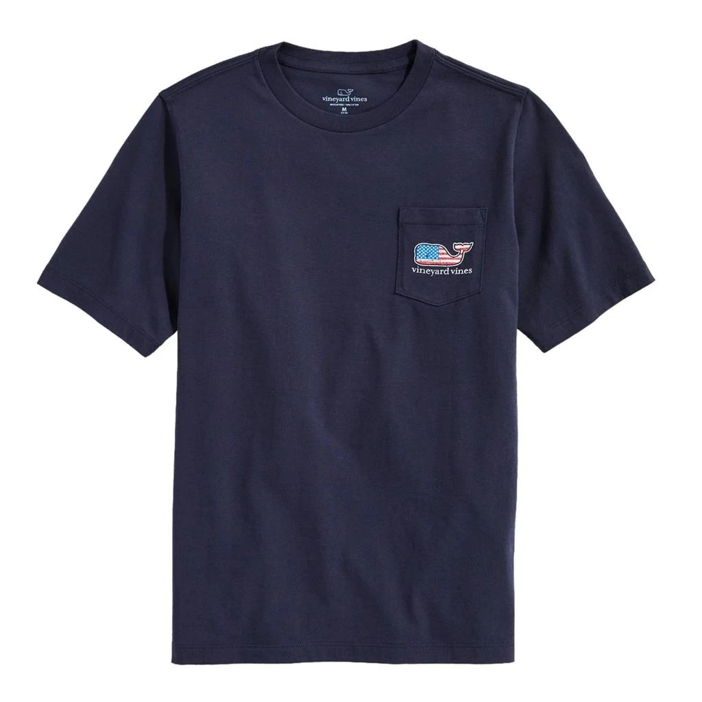 Vineyard Vines Flag Whale Short-Sleeve Pocket Tee (Toddler/Little Kids/Big Kids) 1