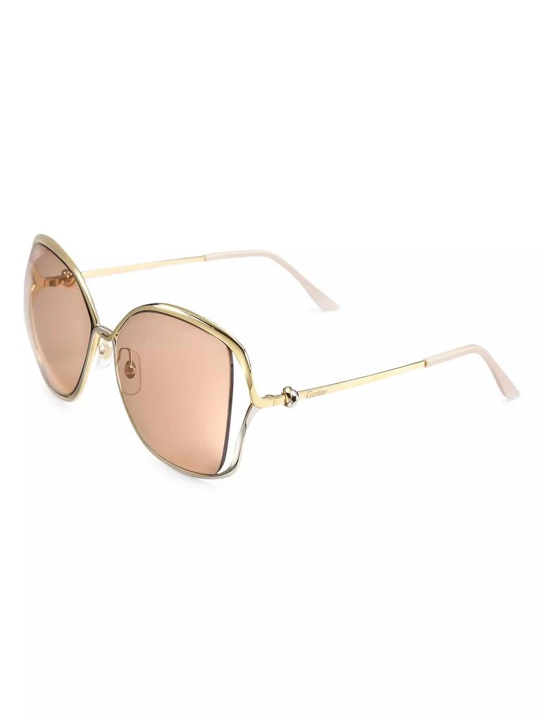 Cartier 61MM Square Sunglasses 2
