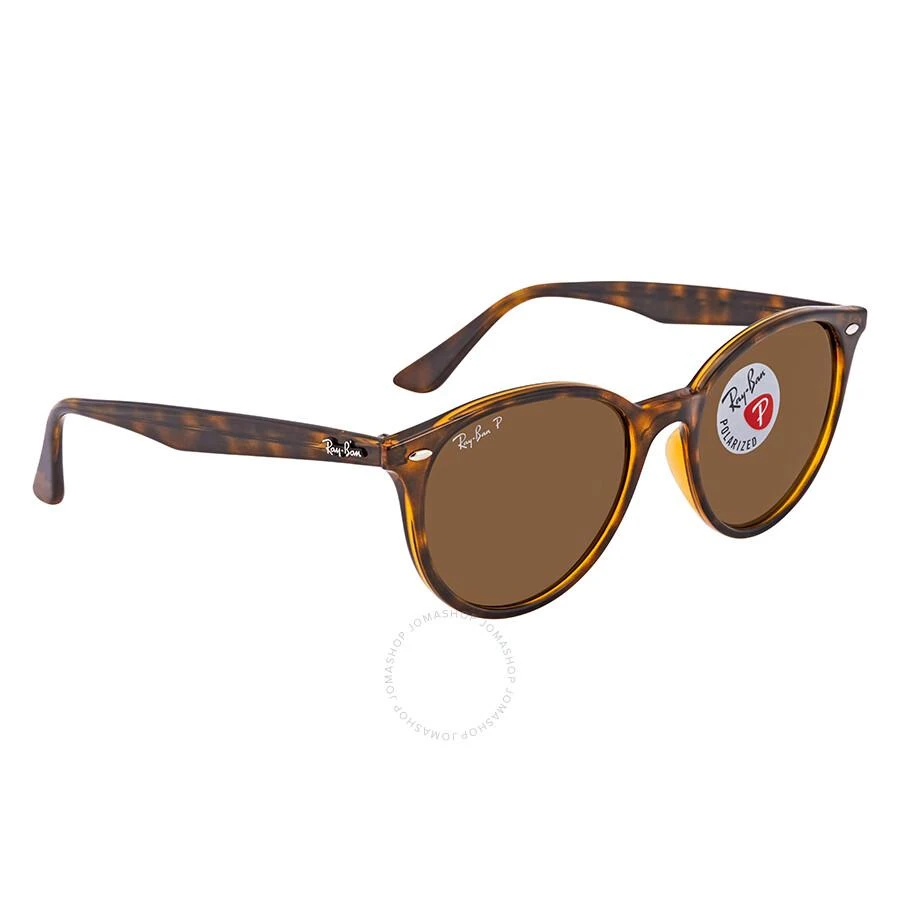 Ray-Ban Polarized Brown Classic B-15 Round Sunglasses RB4305 710/83 53 2