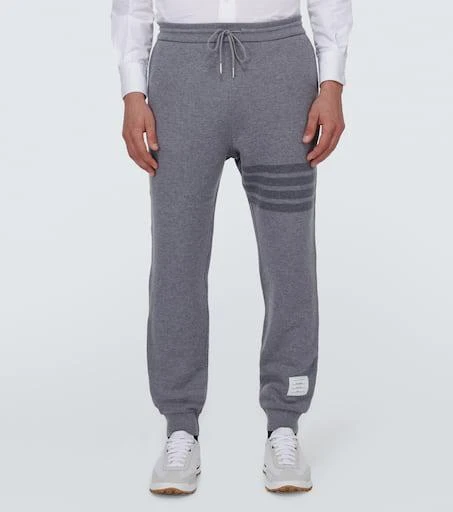 Thom Browne 4-Bar wool-blend sweatpants 3
