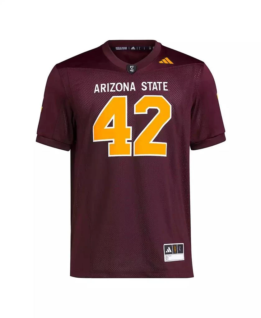 Adidas Men's Pat Tillman Maroon Arizona State Sun Devils Premier Jersey 3