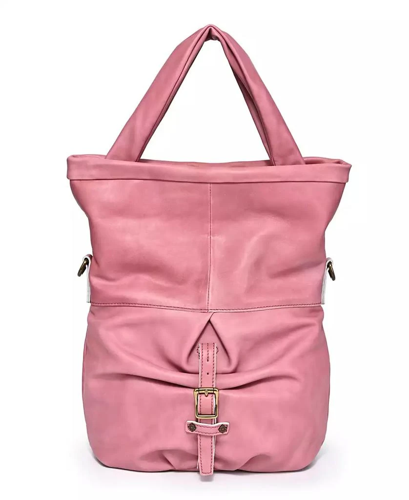 OLD TREND Sweet Lotus Leather Bucket Bag 8