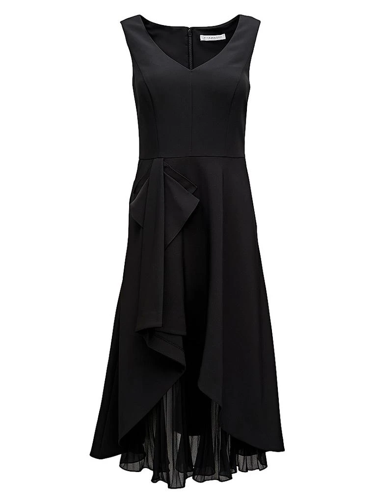 Kay Unger Begonia Ruffled A-Line Midi-Dress - Dresses & Skirts - Free  Shipping