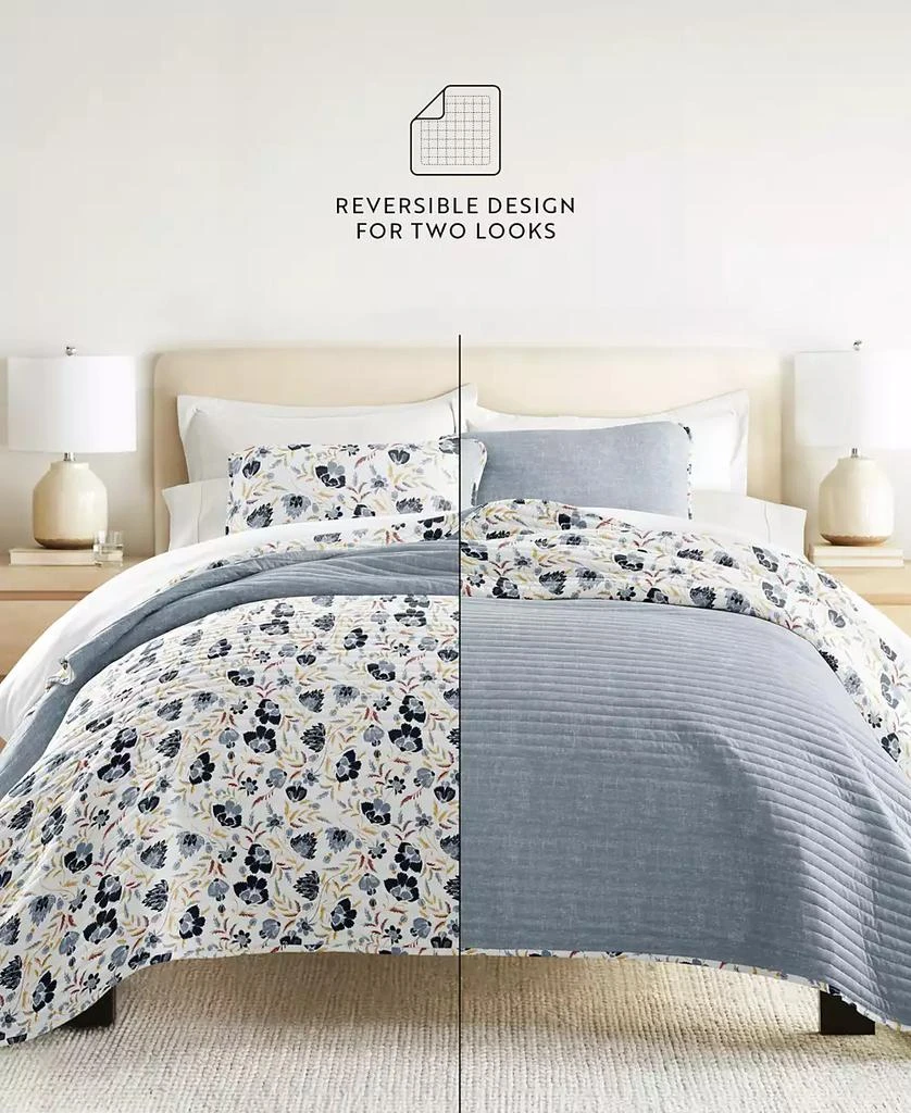 IENJOY HOME French Jacobean Reversible 2-Pc. Quilt Set 3