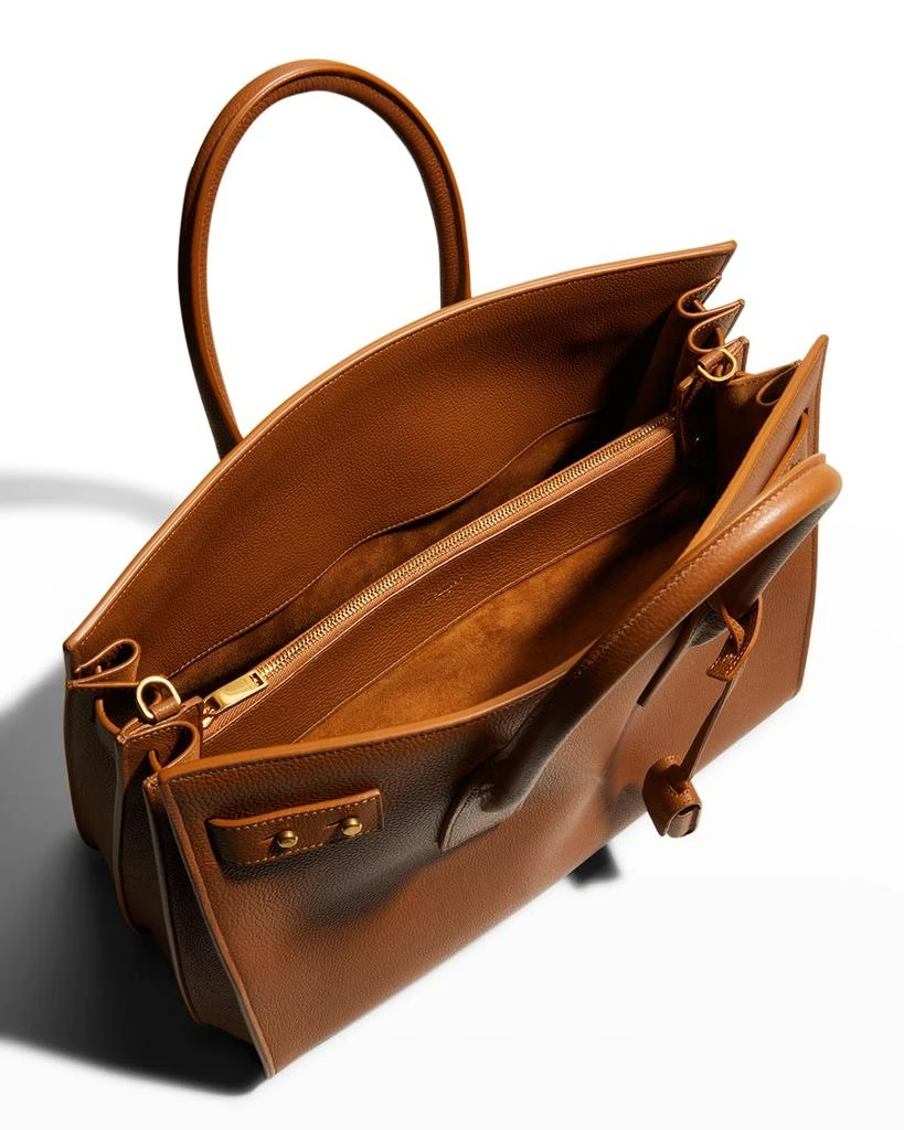 Yves Saint Laurent Sac De Jour Medium Top-Handle Bag in Grained Leather 5