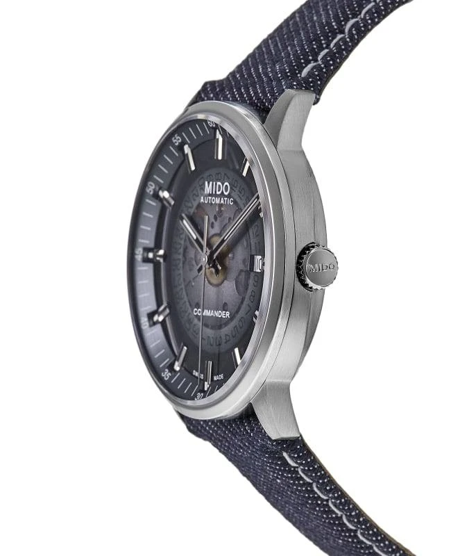 Mido Mido Commander Gradient Blue Dial Fabric Strap Men's Watch M021.407.18.411.00 3