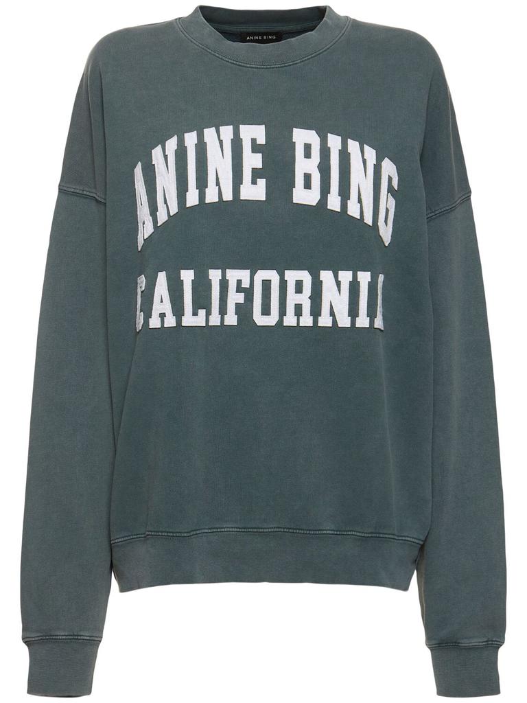 ANINE BING Miles Logo Sweatshirt