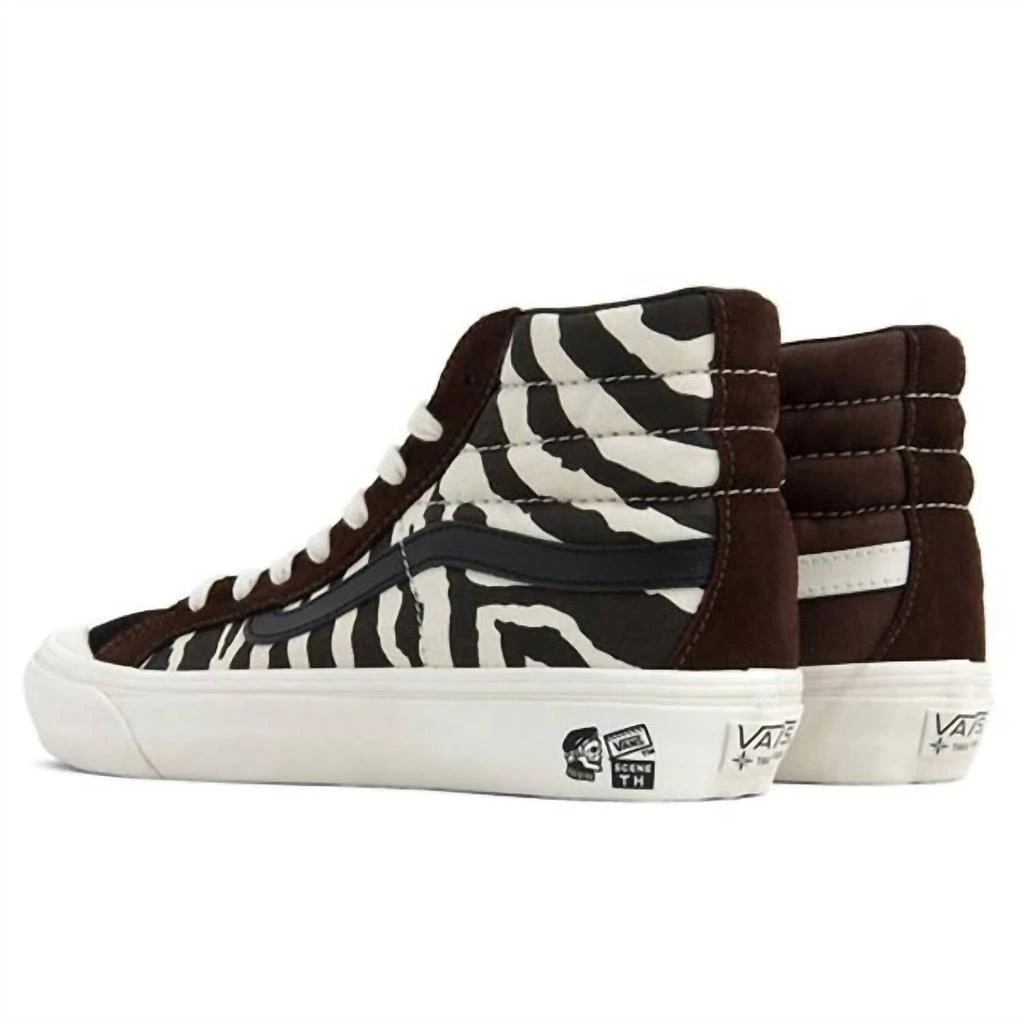 Vans Men's Th Style 138 Lx Sneaker In Seude/canvas Zebra 3