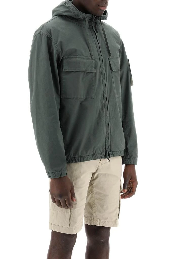 STONE ISLAND supima cotton twill stretch-tc jacket 2