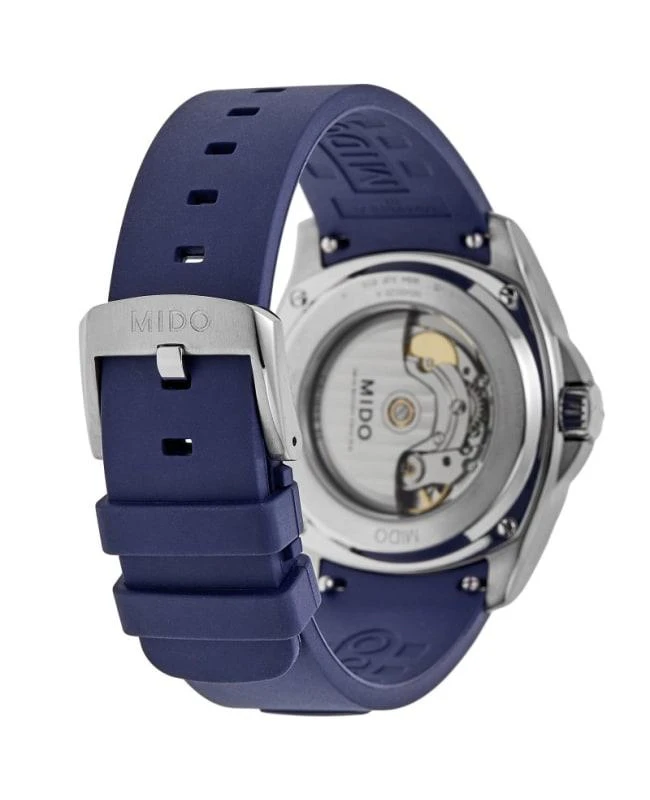 MIDO Mido Multifort TV Big Date Blue Dial Rubber Strap Men's Watch M049.526.17.041.00 4