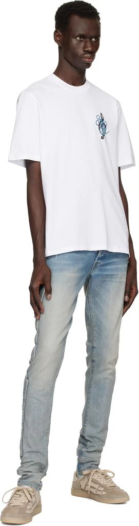 AMIRI White 'Amiri' Jazz Band T-shirt 4
