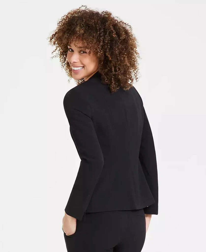 Kasper Petite Crepe One-Button Blazer 2