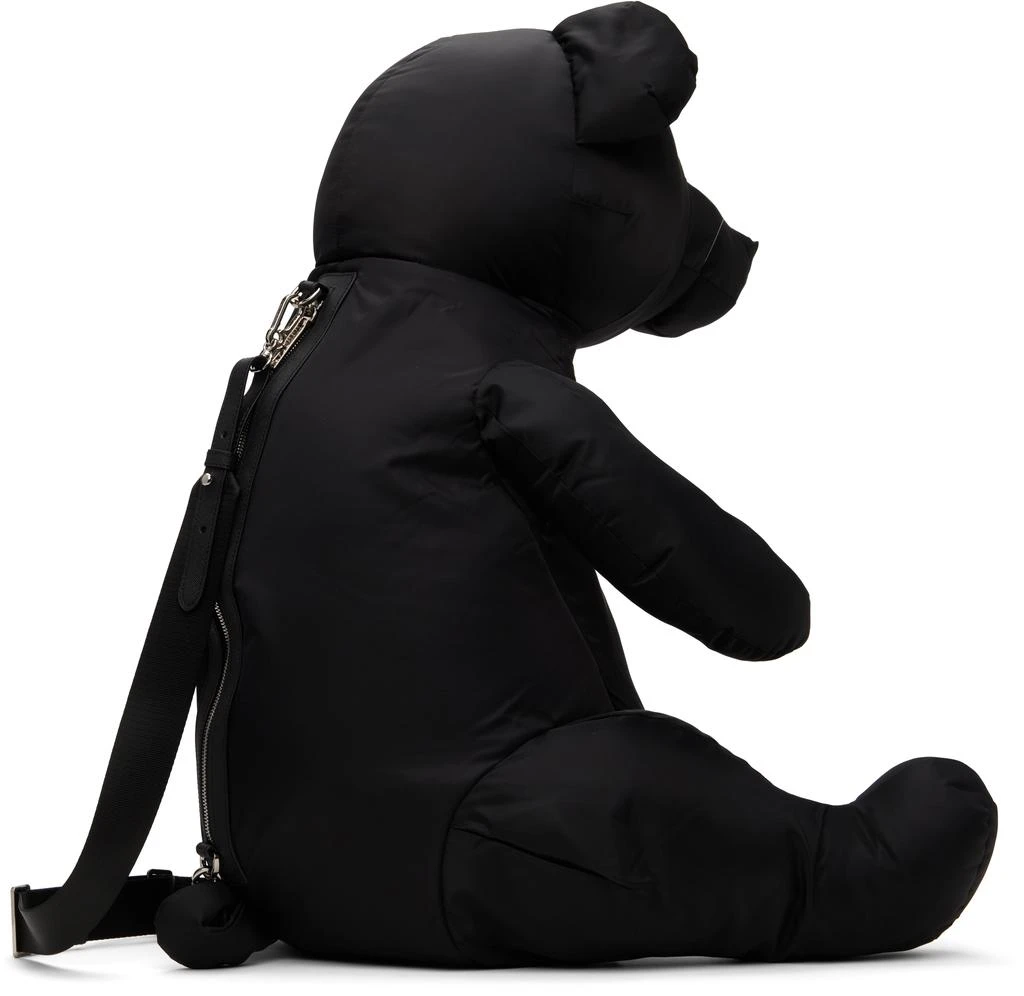 Maison MIHARA YASUHIRO Black "Dolls" Bear Big Shoulder Bag 2