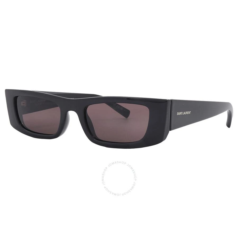 Yves Saint Laurent Black Rectangular Unisex Sunglasses SL 553S 001 52 3