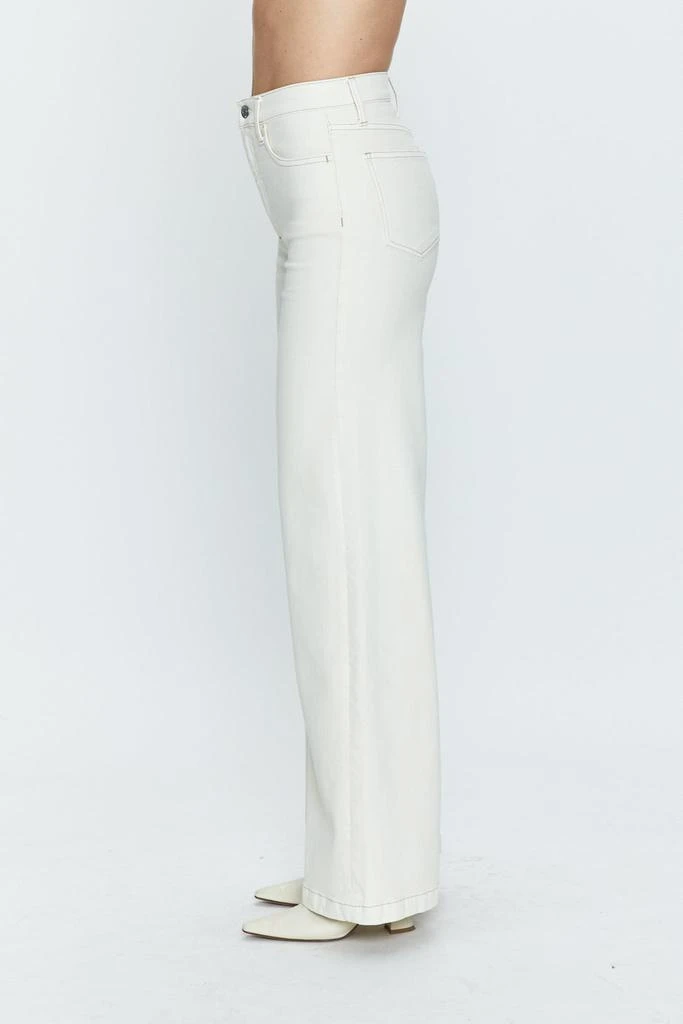 Pistola Denim Lana High Rise Ultra Wide Leg - Ecru 3
